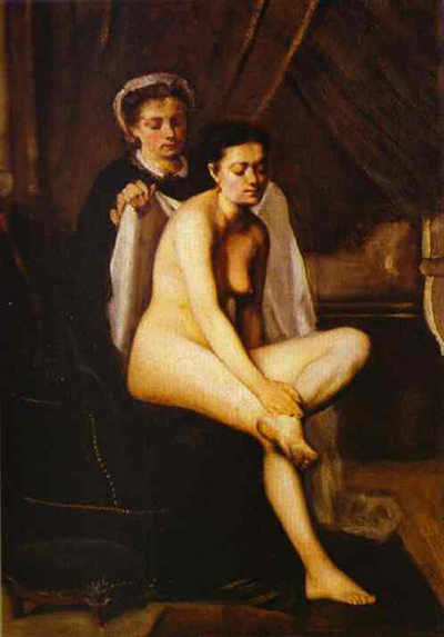 After the Bath Frederic Bazille